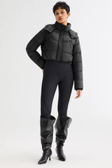 Orolay Urban Essential Short Puffer #color_black