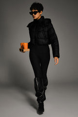 Orolay Urban Essential Short Puffer #color_black