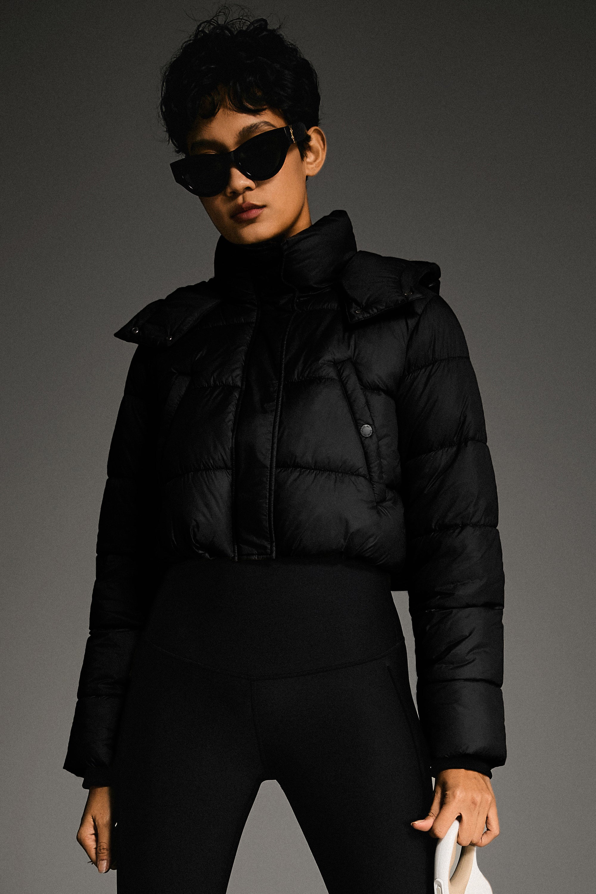 Orolay Urban Essential Short Puffer #color_black
