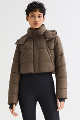 Orolay Urban Essential Short Puffer #color_coffee