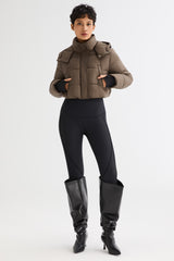Orolay Urban Essential Short Puffer #color_coffee