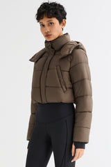 Orolay Urban Essential Short Puffer #color_coffee