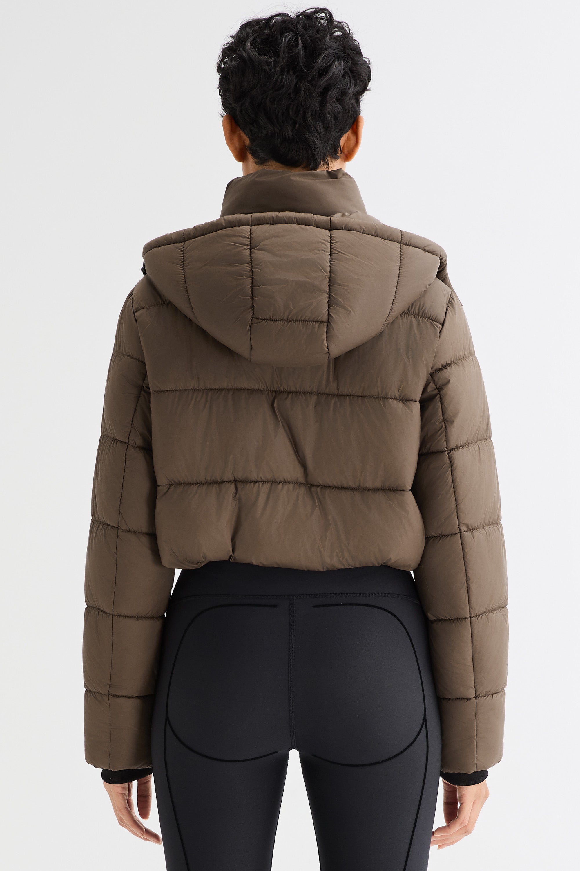 Orolay Urban Essential Short Puffer #color_coffee