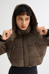 Orolay Urban Essential Short Puffer #color_coffee