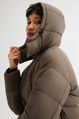 Orolay Urban Essential Short Puffer #color_coffee