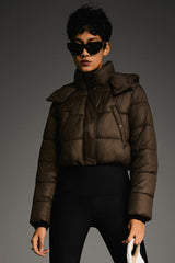 Orolay Urban Essential Short Puffer #color_coffee
