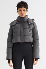 Orolay Urban Essential Short Puffer #color_gray