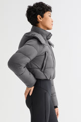 Orolay Urban Essential Short Puffer #color_gray