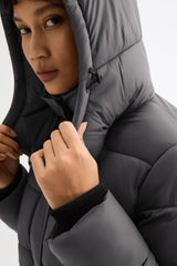 Orolay Urban Essential Short Puffer #color_gray