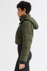 Orolay Urban Essential Short Puffer #color_Olive
