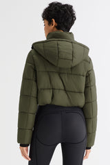 Orolay Urban Essential Short Puffer #color_Olive