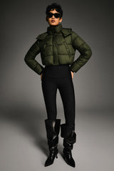 Orolay Urban Essential Short Puffer #color_Olive