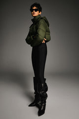 Orolay Urban Essential Short Puffer #color_Olive