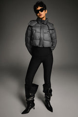 Orolay Urban Essential Short Puffer #color_gray