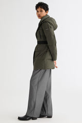 Orolay-Waterproof Thickened Down Jacket with Hood-#color_Chive