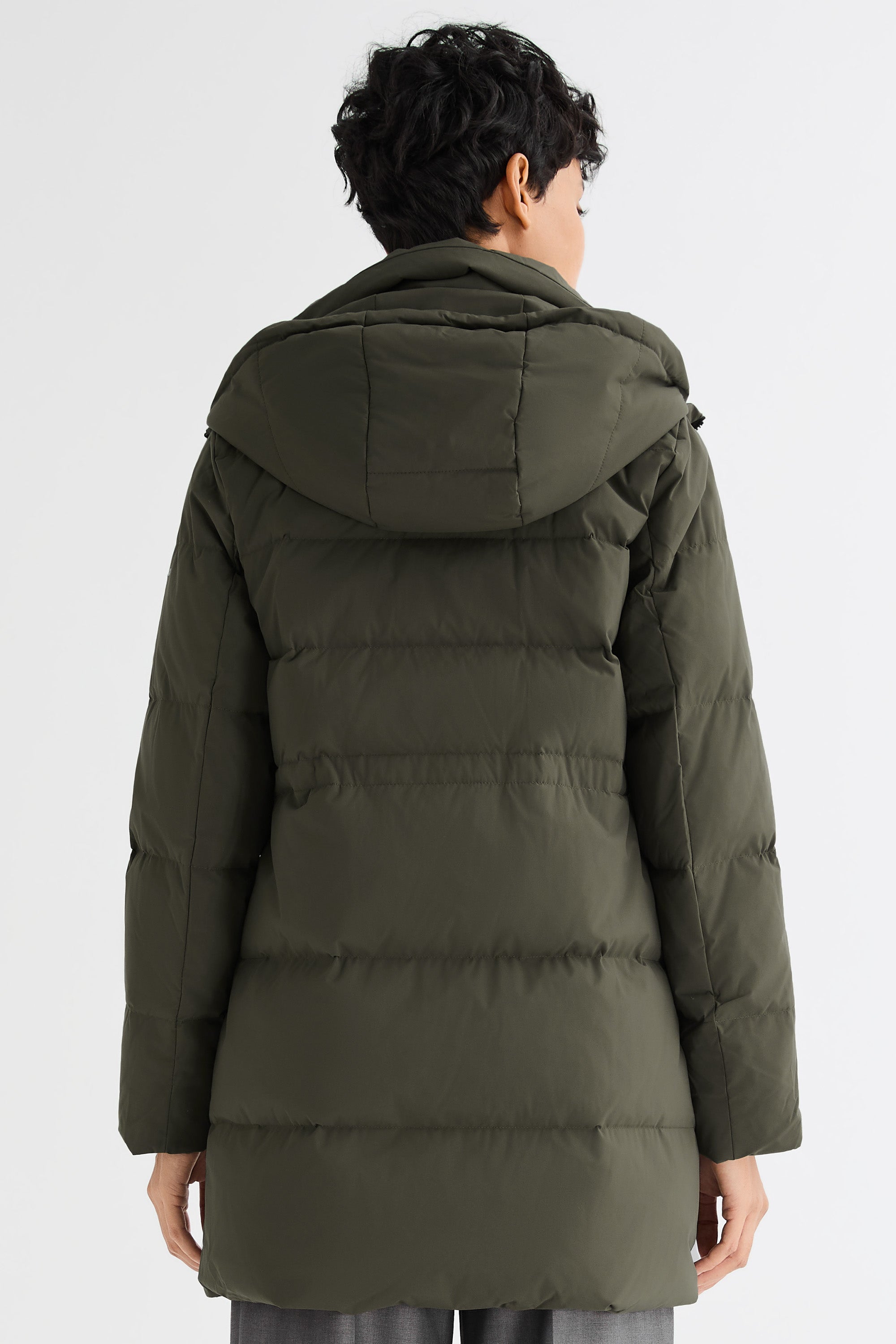 Orolay-Waterproof Thickened Down Jacket with Hood-#color_Chive