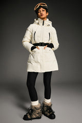 Orolay-Waterproof Thickened Down Jacket with Hood-#color_White