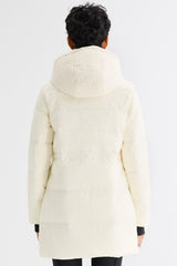 Orolay-Waterproof Thickened Down Jacket with Hood-#color_White
