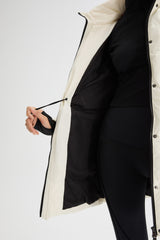 Orolay-Waterproof Thickened Down Jacket with Hood-#color_White