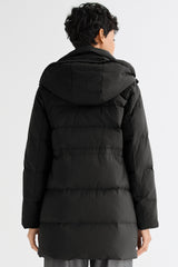 Orolay-Waterproof Thickened Down Jacket with Hood-#color_Black
