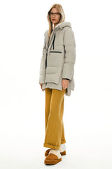 Orolay 092 Classics Women's Thickened Down Jacket #color_Beige