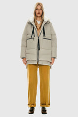 Orolay 092 Classics Women's Thickened Down Jacket #color_Beige