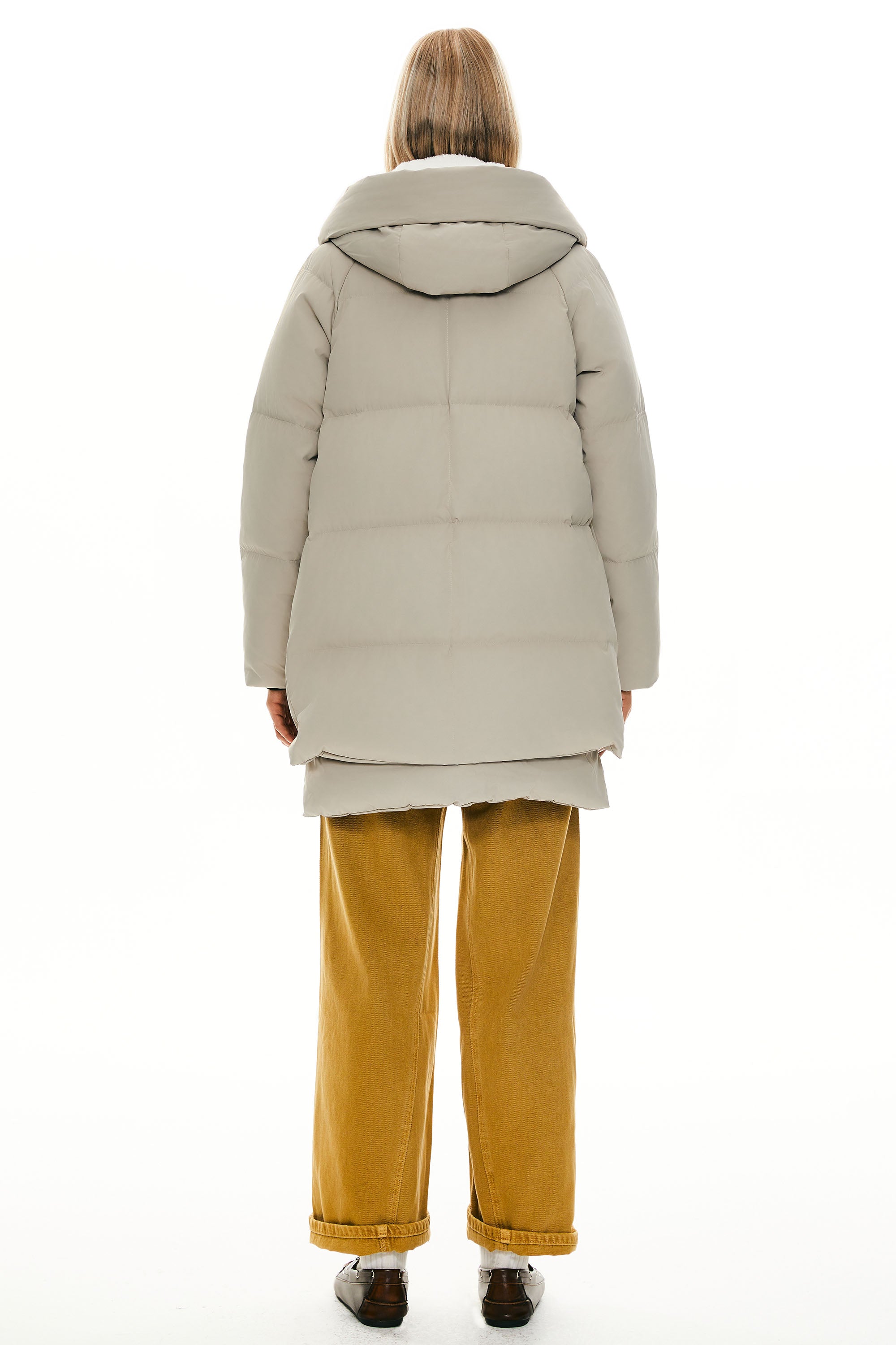 Orolay 092 Classics Women's Thickened Down Jacket #color_Beige