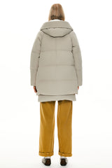 Orolay 092 Classics Women's Thickened Down Jacket #color_Beige