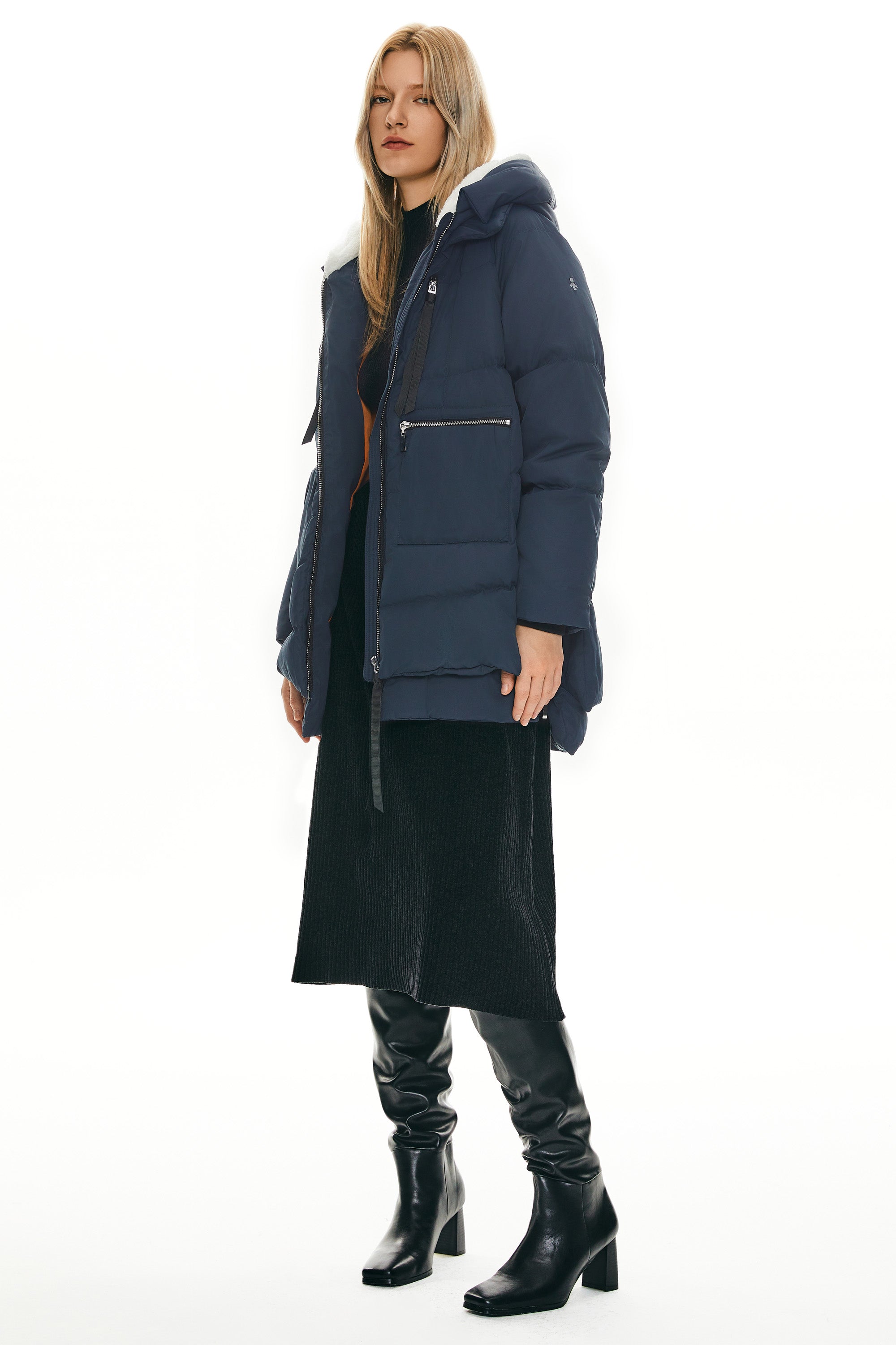 Orolay 092 Classics Women's Thickened Down Jacket #color_navy