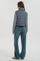 Orolay Lightweight Jacket Quilted Puffer Hybrid Breathable #color_light blue