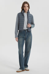 Orolay Lightweight Jacket Quilted Puffer Hybrid Breathable #color_light blue