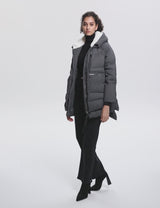 Orolay-092 Thickened Hooded Puffer Jacket-#color_Volcanic Ash,Khaki,black