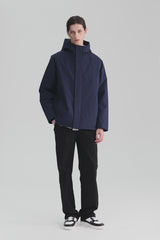 Hooded Lightweight Cropped Everyday Puffer Orolay #color_gray,black,navy