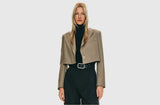 How to Style a Long Sleeve Cropped Blazer for Work and Play
