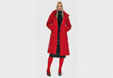 Winter 2025 Best Seller: The Red Knee-Length Down Jacket Everyone Wants
