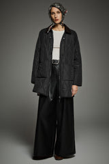 092 Universe® Lightweight Jacket with Corduroy Collar #color_black