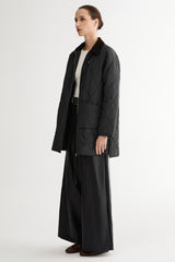 092 Universe® Lightweight Jacket with Corduroy Collar #color_black