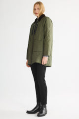 092 Universe® Lightweight Jacket with Corduroy Collar #color_green