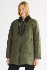 092 Universe® Lightweight Jacket with Corduroy Collar #color_green