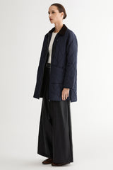 092 Universe® Lightweight Jacket with Corduroy Collar #color_navy