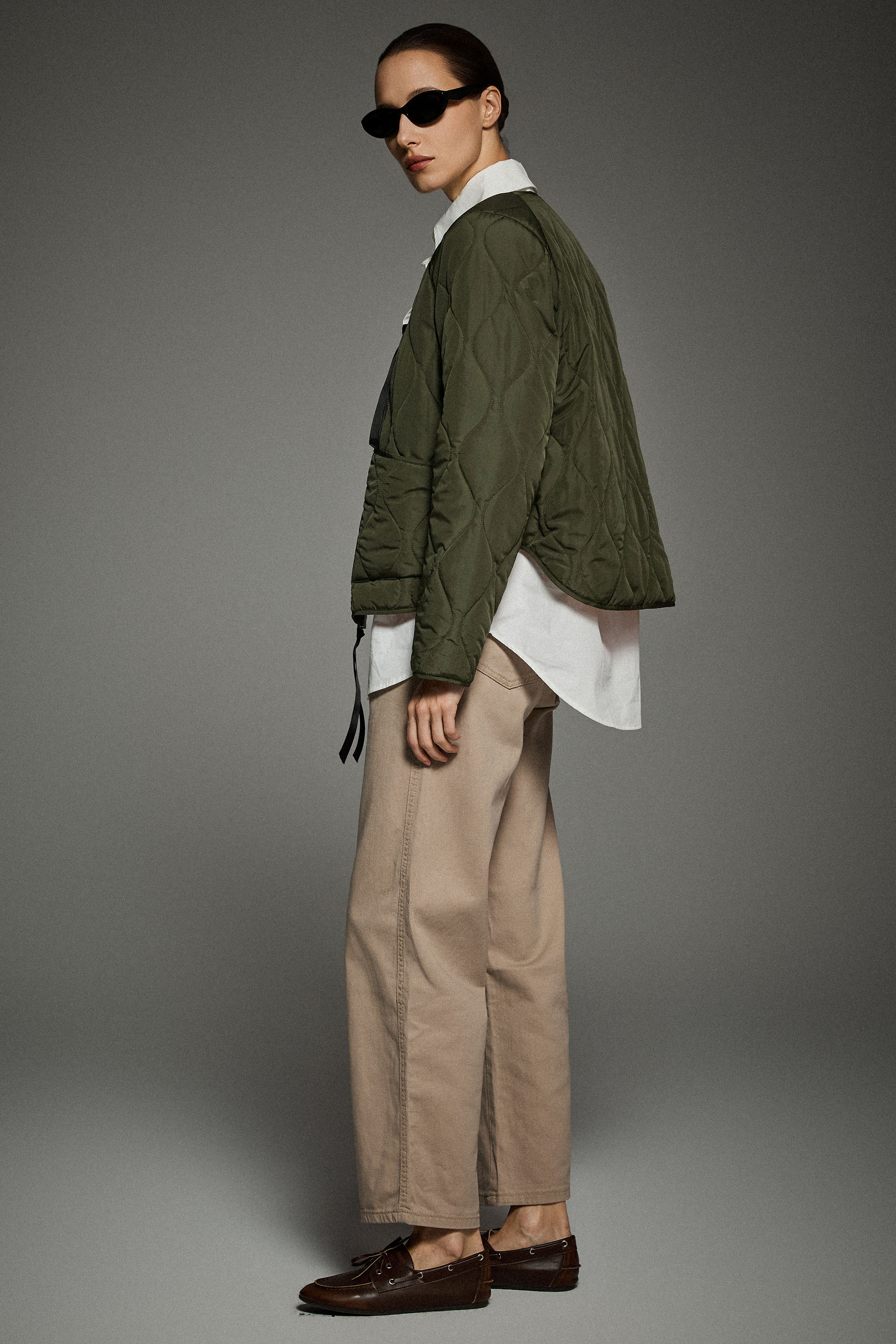 OROLAY 092 Universe® Lightweight Quilted Jacket #color_green