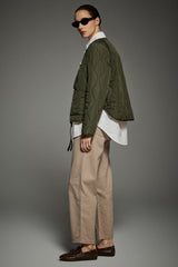 OROLAY 092 Universe® Lightweight Quilted Jacket #color_green