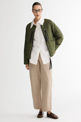 OROLAY 092 Universe® Lightweight Quilted Jacket #color_green