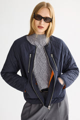 OROLAY 092 Universe® Lightweight Quilted Jacket #color_navy