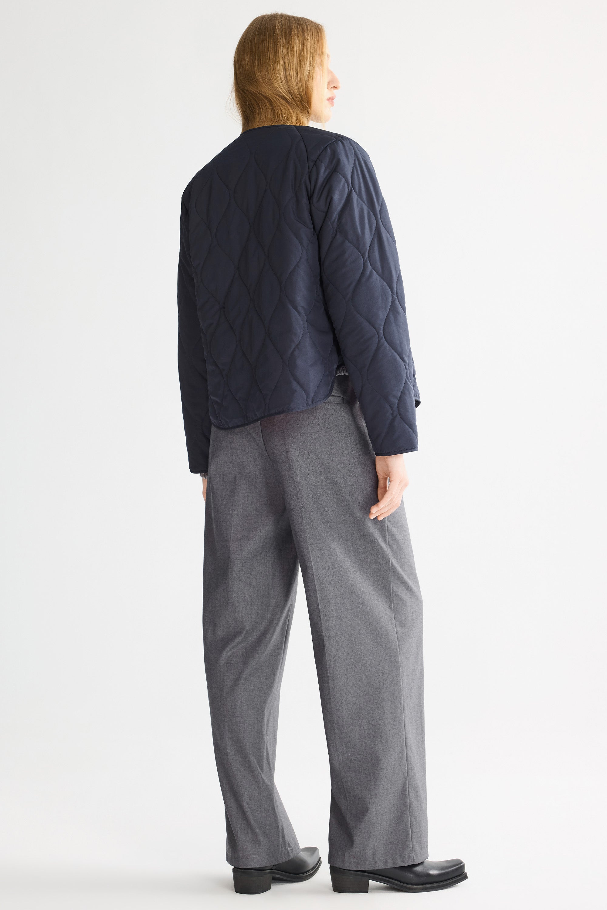 OROLAY 092 Universe® Lightweight Quilted Jacket #color_navy