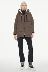 Orolay 092 Classics Women's Thickened Down Jacket #color_coffee