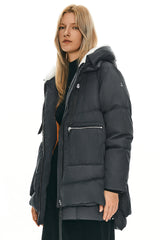 Orolay 092 Classics Women's Thickened Down Jacket #color_darkgray