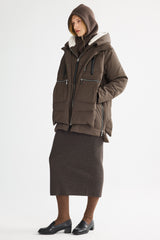 Orolay 092 Classics Women's Thickened Down Jacket #color_coffee