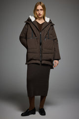 Orolay 092 Classics Women's Thickened Down Jacket #color_coffee