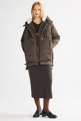 Orolay 092 Classics Women's Thickened Down Jacket #color_coffee